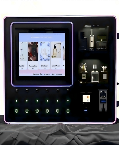 M&aacute;quina expendedora de perfume tipo pulverizador de sobremesa